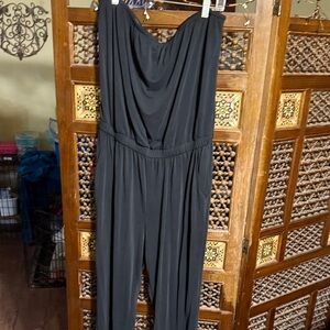 Old Navy Black Strapless Jumpsuit